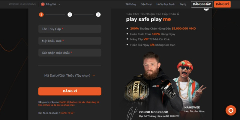 Đăng ký tài khoản nhà cái trên máy tính